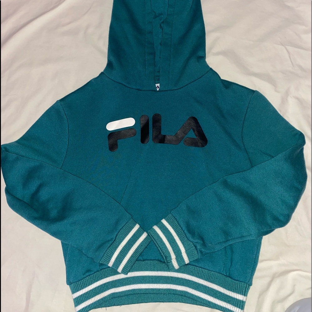 FILA Womens Cropped Hoodie